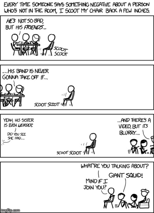 image tagged in xkcd,giant squid,comics | made w/ Imgflip meme maker