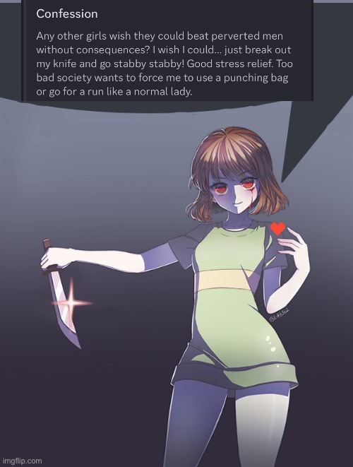 Misandrist user reminded me of this | image tagged in chara,undertale,dreemurr,funny,discord,chat | made w/ Imgflip meme maker