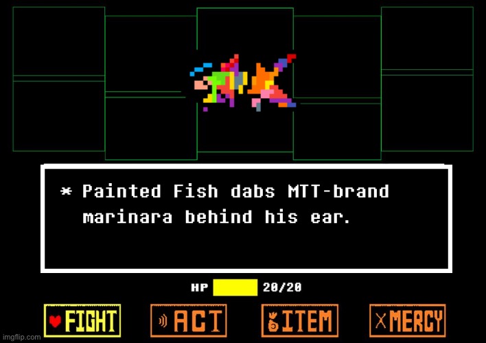 Just trying out something… | image tagged in blank undertale battle | made w/ Imgflip meme maker