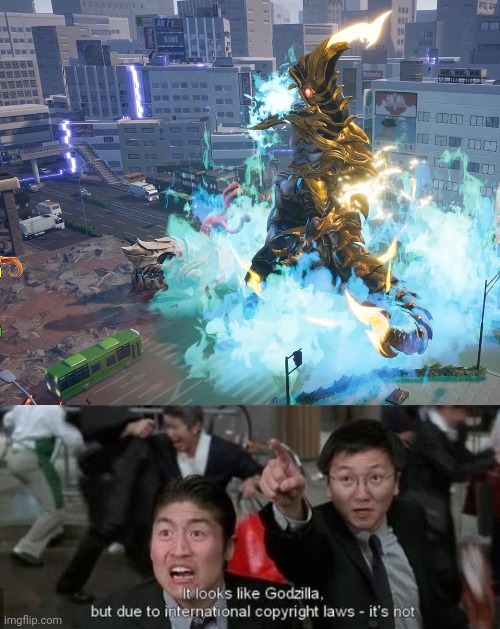 Rawa everybody | image tagged in gigabash,kaiju,godzilla | made w/ Imgflip meme maker