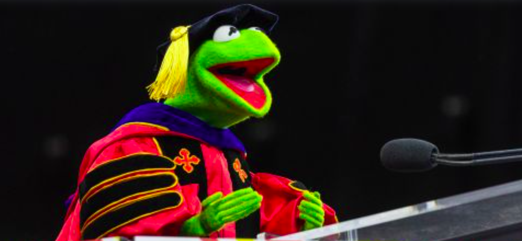 Kermit commencement Blank Meme Template