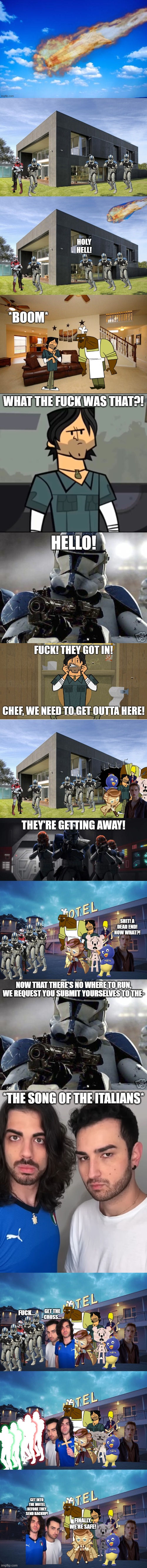 Lionfield makes their entrance | made w/ Imgflip meme maker