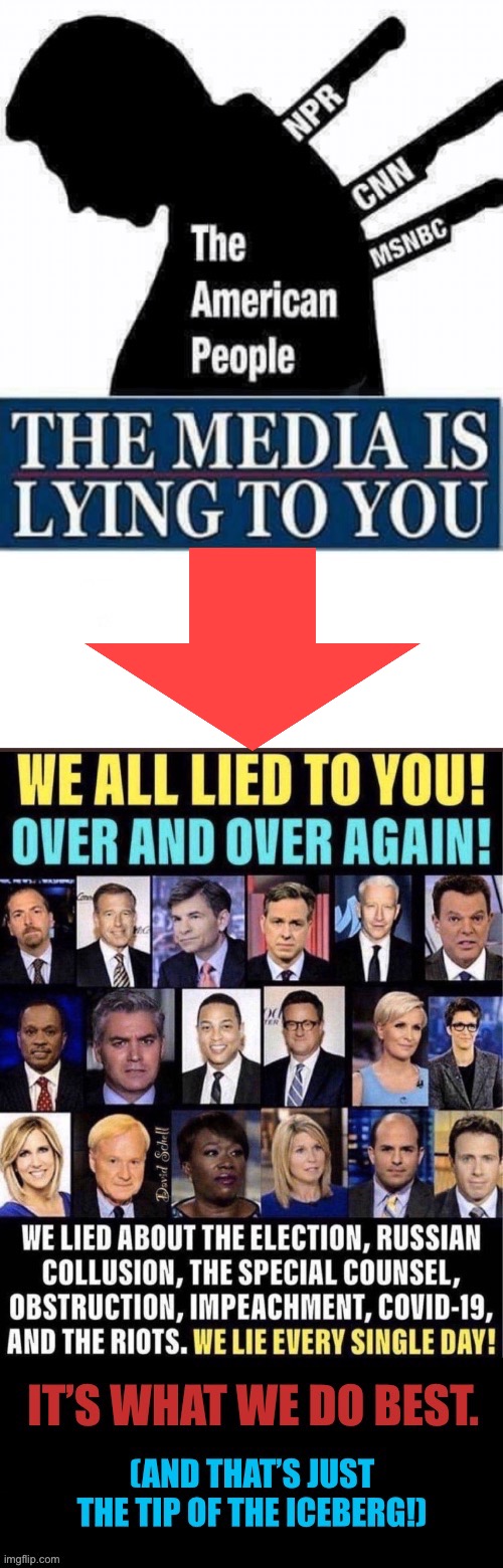 It’s what happens if you trust the UniParty Media for your “news”… | image tagged in political meme,media lies,what they do best,uniparty | made w/ Imgflip meme maker