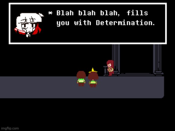image tagged in chara,chara generations,red,mini | made w/ Imgflip meme maker