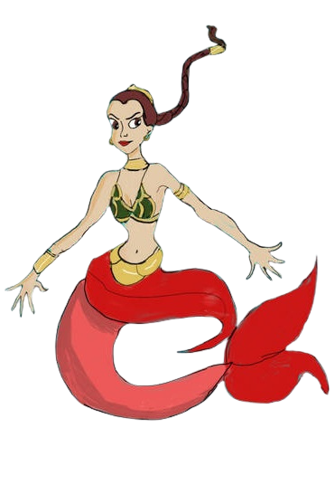 leia mermaid Blank Meme Template