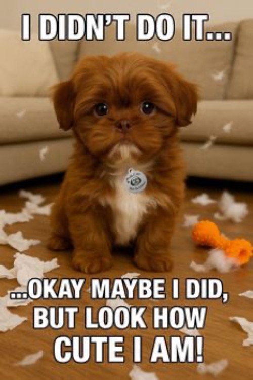 Look How Cute I Am | image tagged in dogs,funny dog memes,cute puppies,look at me,innocent,guilty | made w/ Imgflip meme maker