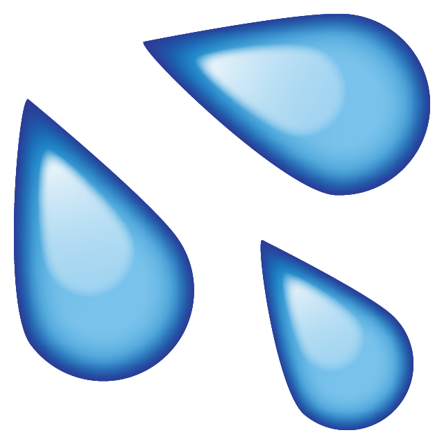 sweat drops Blank Meme Template