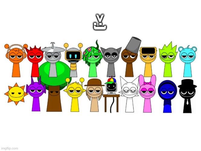 Sprunki Characters Smug | >:) | image tagged in sprunki characters smug | made w/ Imgflip meme maker
