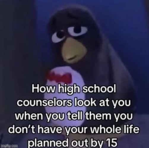 "by 15" might be undermining it, some mfs be expecting me to having everything figured out since like 12 | made w/ Imgflip meme maker