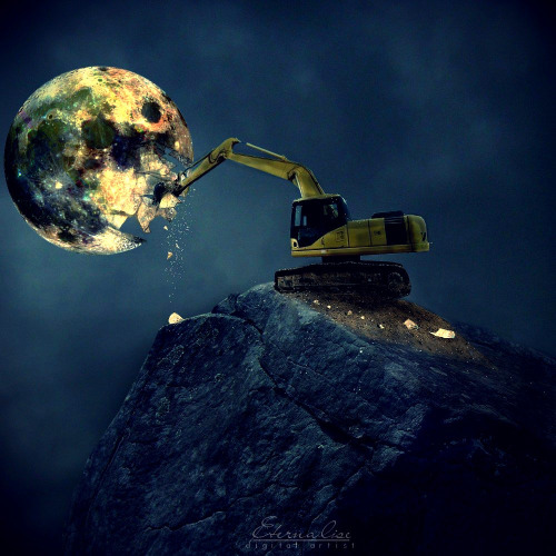 Demolition Day | image tagged in earth,art,surrealism,demolition,cool stuff,photoshop | made w/ Imgflip meme maker