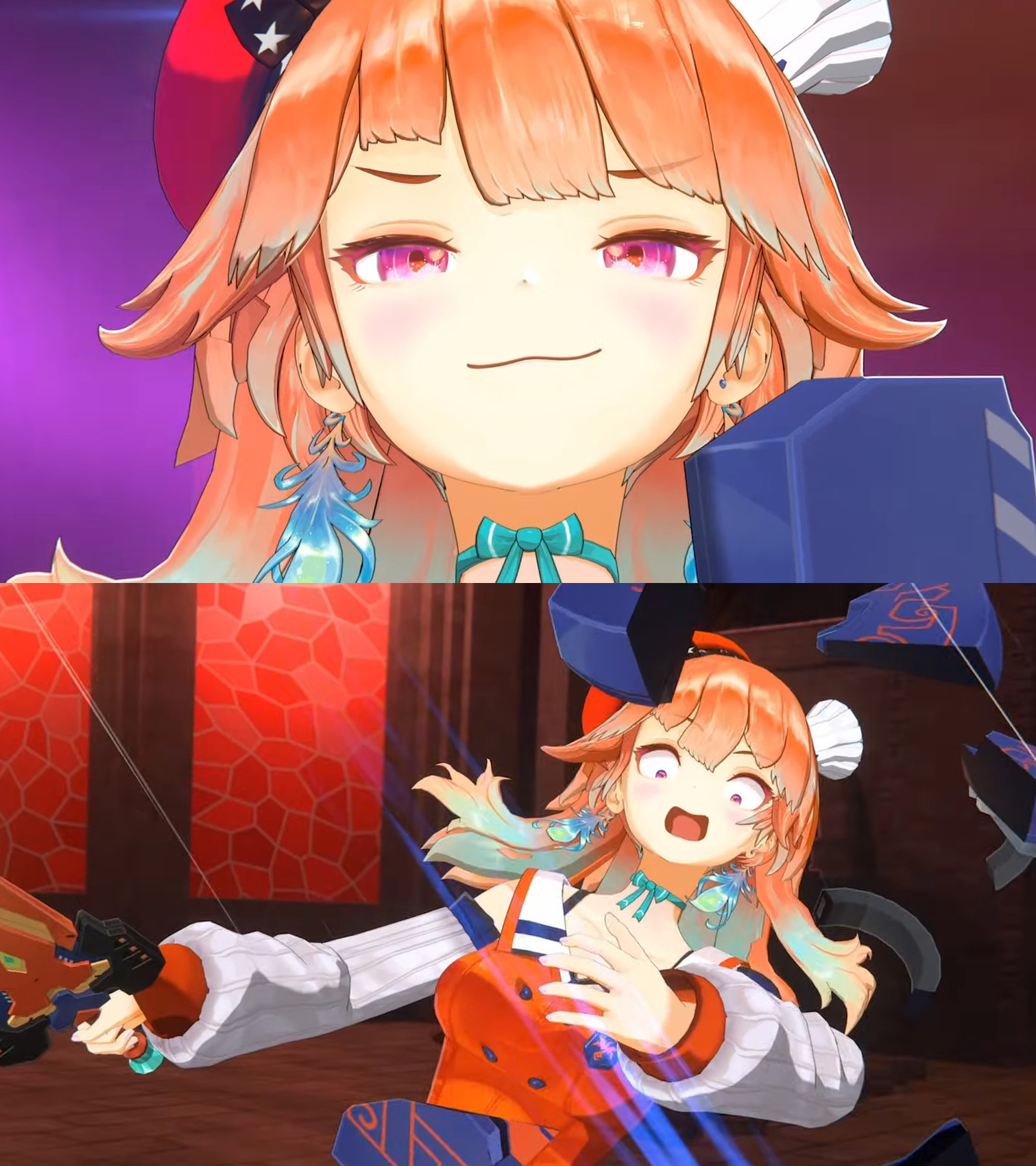 I am a genius / Oh no! (Kiara) Blank Meme Template