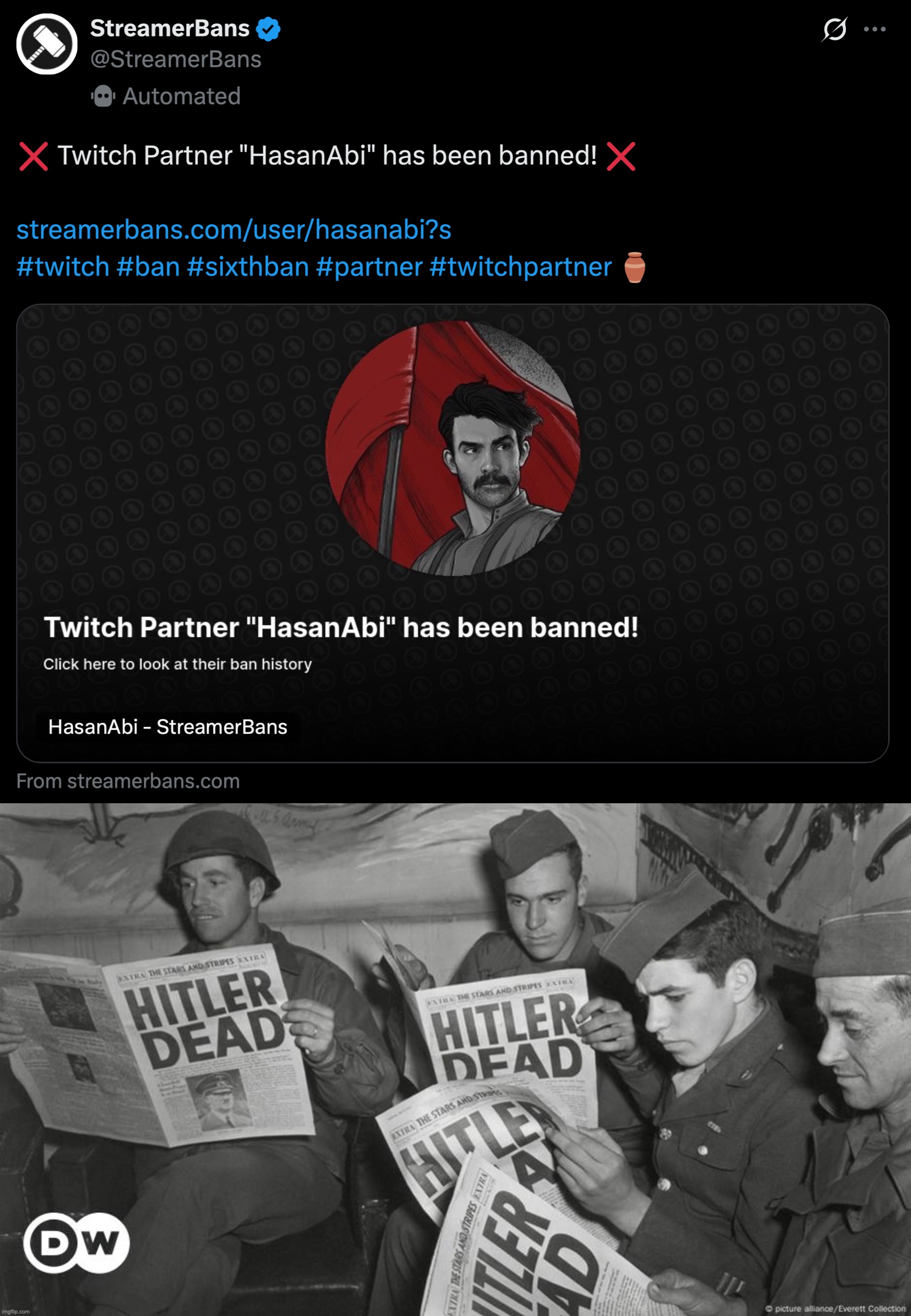 image tagged in hitler dead | made w/ Imgflip meme maker