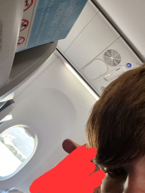 On my flight back to scotland | made w/ Imgflip meme maker
