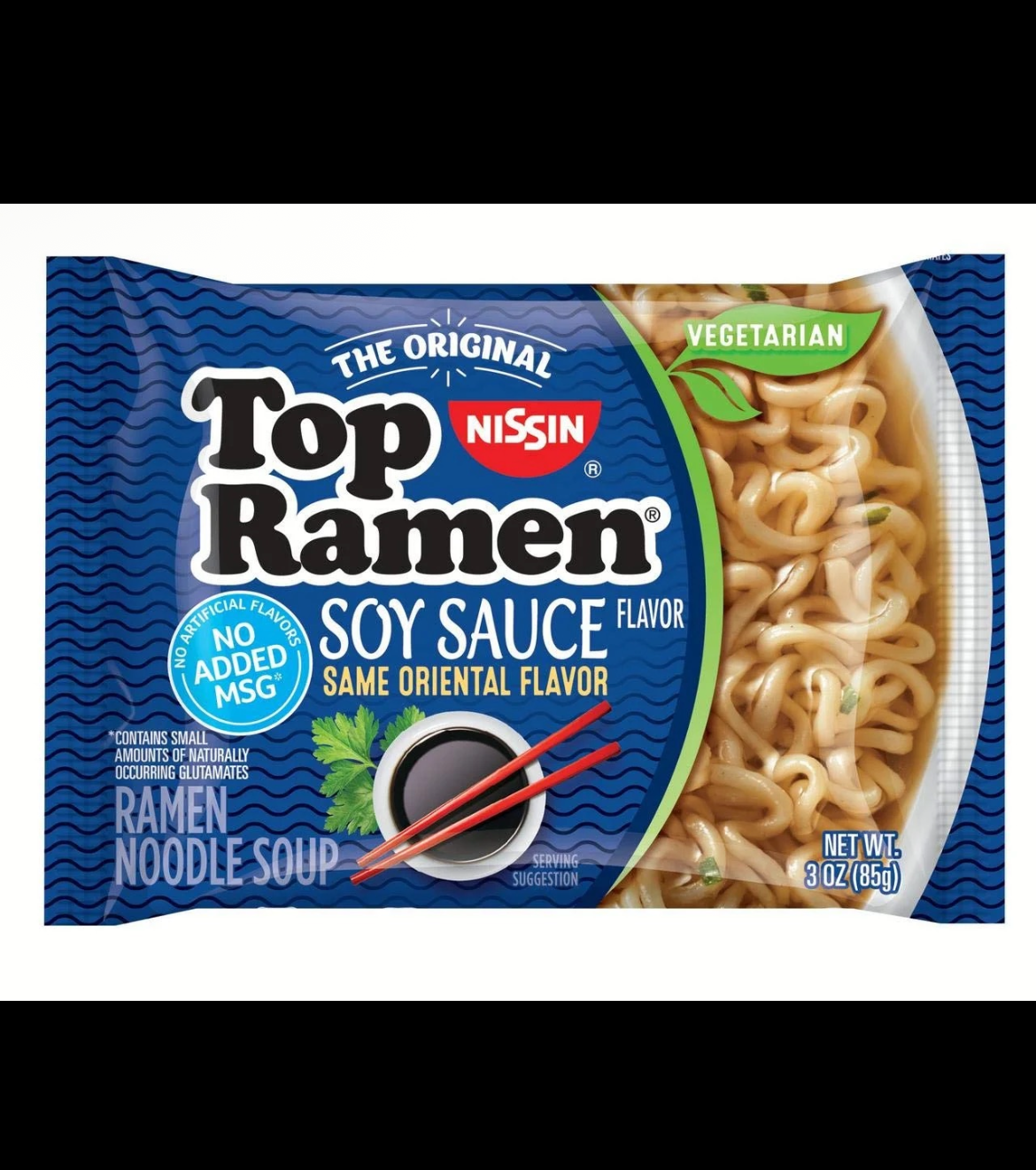 Top Ramen Soy Sauce flavor Blank Meme Template