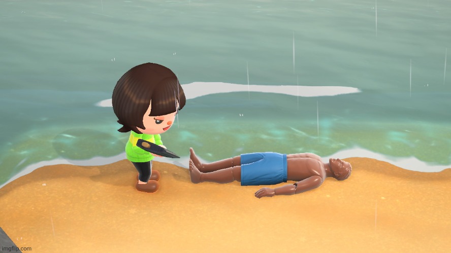Day five of Chara but animal crossing | image tagged in chara,animal crossing,how to hide a body 101 | made w/ Imgflip meme maker