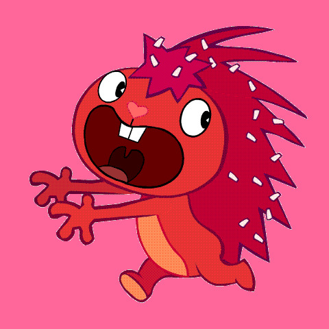Flaky running gif (Htf) Blank Meme Template