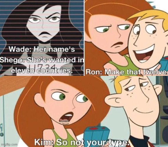 Kim, Ron and Shego | image tagged in kim possible,meme,lattice climbing,climbing,tower,villains lair | made w/ Imgflip meme maker