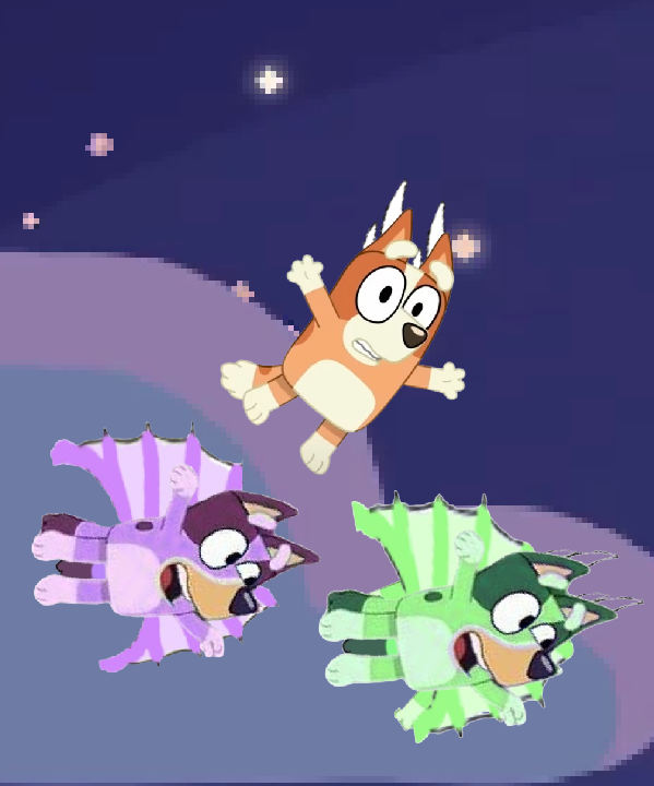 dogoventures dogs flying Blank Meme Template