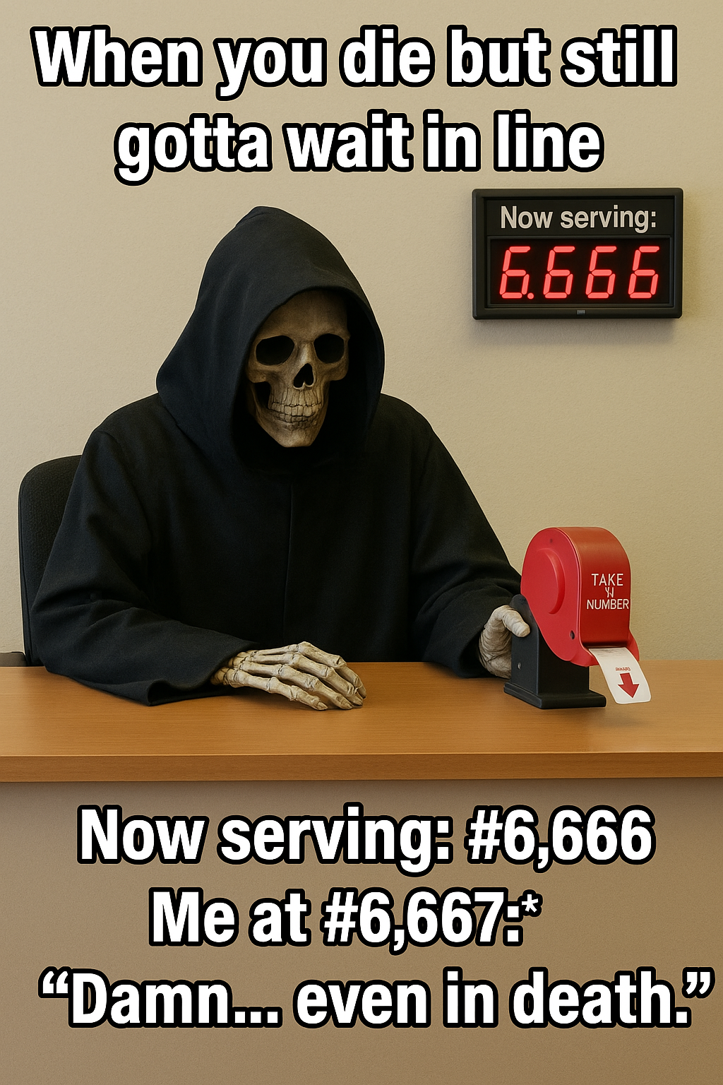 Still waiting is crazy though Blank Meme Template