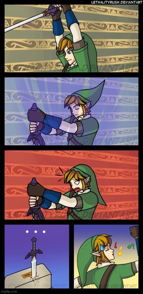 Zelda: Link, what in the name of Hylia did you do? | image tagged in legend of zelda,comics/cartoons,funny | made w/ Imgflip meme maker