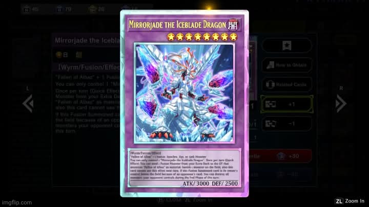 One of my rarest and most best looking royal finish cards in Master Duel yet | made w/ Imgflip meme maker