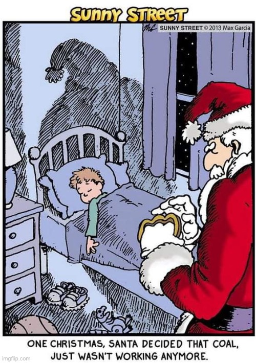 image tagged in comics,sunny street,santa claus,naughty kid,brass knuckles | made w/ Imgflip meme maker