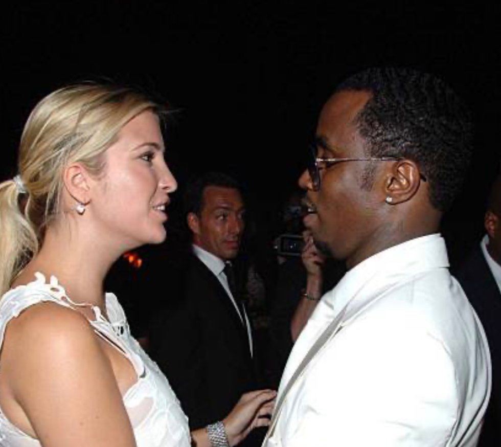 High Quality P. Diddy and Trump’s daughter Blank Meme Template