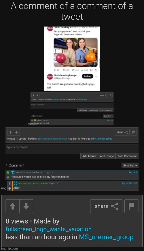 Hmm yes quite the loop we made | made w/ Imgflip meme maker