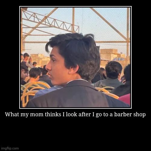 Michael jackson looking ahh | What my mom thinks I look after I go to a barber shop | | image tagged in funny,demotivationals | made w/ Imgflip demotivational maker