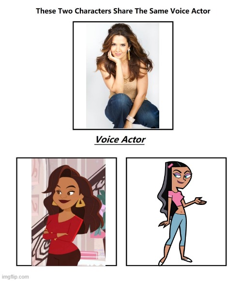 Maria Canals Barrera | image tagged in same voice actor,maria canals barrera,danny phantom,disney,nickelodeon,proud family | made w/ Imgflip meme maker