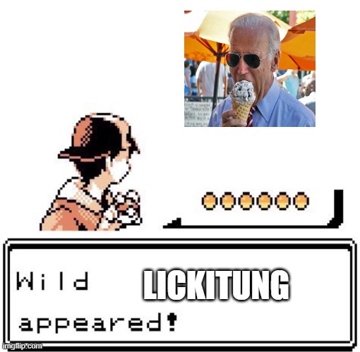 Lickitung appeared | LICKITUNG | image tagged in blank wild pokemon appears | made w/ Imgflip meme maker