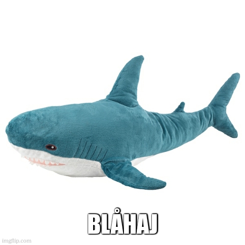 blåhaj | BLÅHAJ | image tagged in bl haj | made w/ Imgflip meme maker
