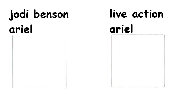 ariel casting Blank Meme Template
