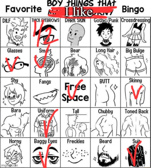 Boy things that make me horny | I like | image tagged in boy things that make me horny | made w/ Imgflip meme maker