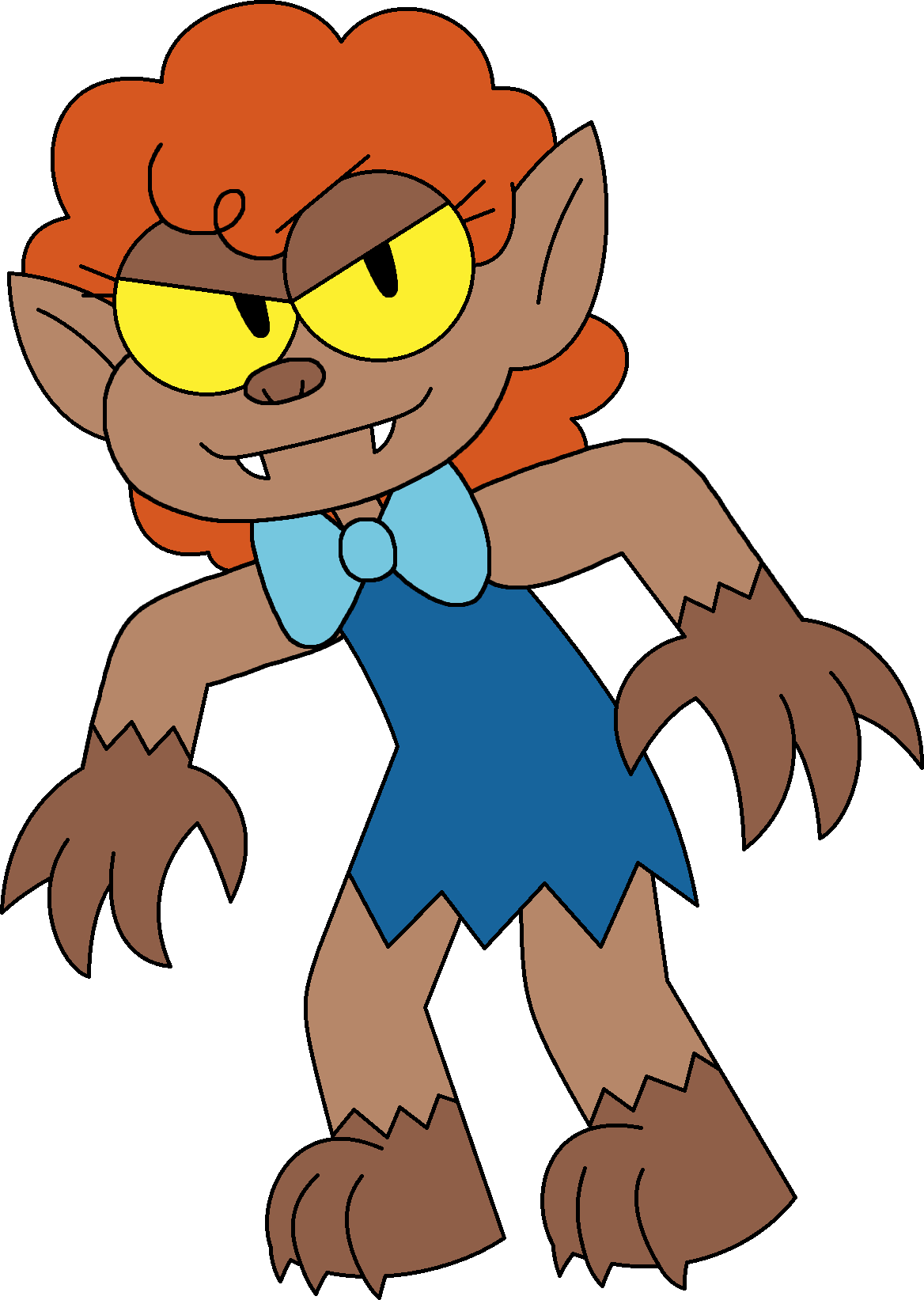 Winnie Werewolf in OK K.O. Let's Be Heroes Style Blank Meme Template