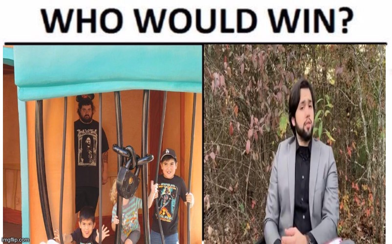 Who Would Win? | image tagged in memes,who would win,the gooning wendigoon,zach galifianakis,fight | made w/ Imgflip meme maker