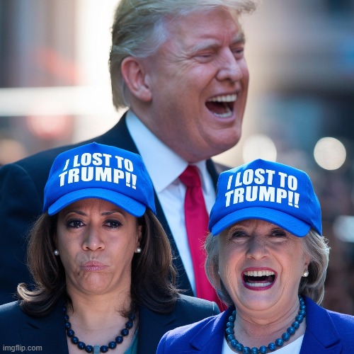 I lost to Trump! | image tagged in losers | made w/ Imgflip meme maker