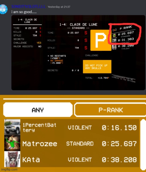 1PERCENTBATTERY IF YOU'RE STILL IN MSMG I WILL FIND YOU | made w/ Imgflip meme maker