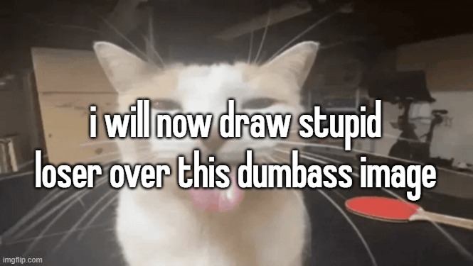 i will now draw stupid loser over this dumbass image | made w/ Imgflip meme maker