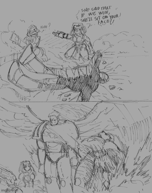 image tagged in comics,lazergroove,warhammer40k,memes | made w/ Imgflip meme maker