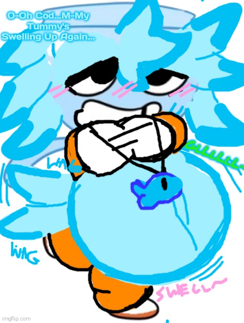 Finn's Cozy Shenanigans! (Finn Tummy inflation) | O-Oh Cod...M-My Tummy's Swelling Up Again... GrRrGlLlLlL~ | image tagged in finn,big belly,tummy inflation,self inflation | made w/ Imgflip meme maker