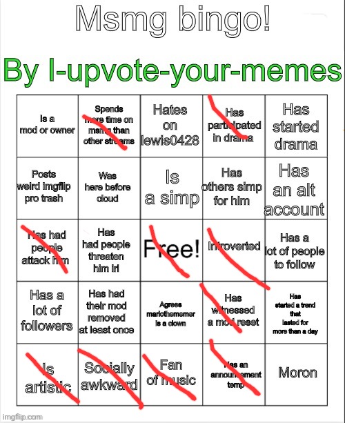 Thie aint msmg bingo its a u bingo | image tagged in msmg bingo | made w/ Imgflip meme maker