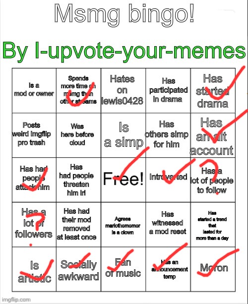 Jesse I may have shitted the fart. | image tagged in msmg bingo | made w/ Imgflip meme maker