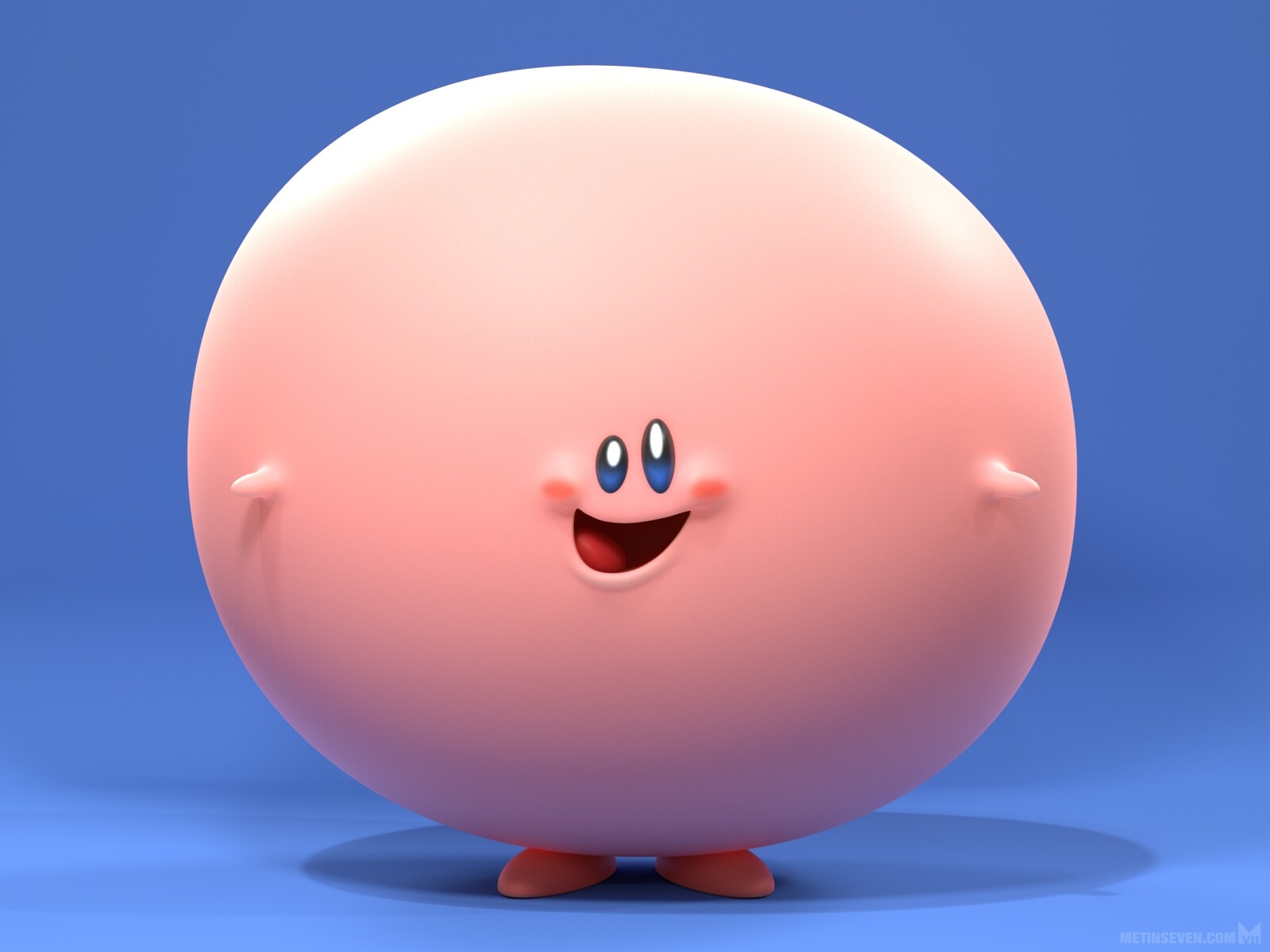 freaky kirby Blank Meme Template