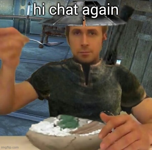 may never post anything else | hi chat again | image tagged in kenshi guy | made w/ Imgflip meme maker