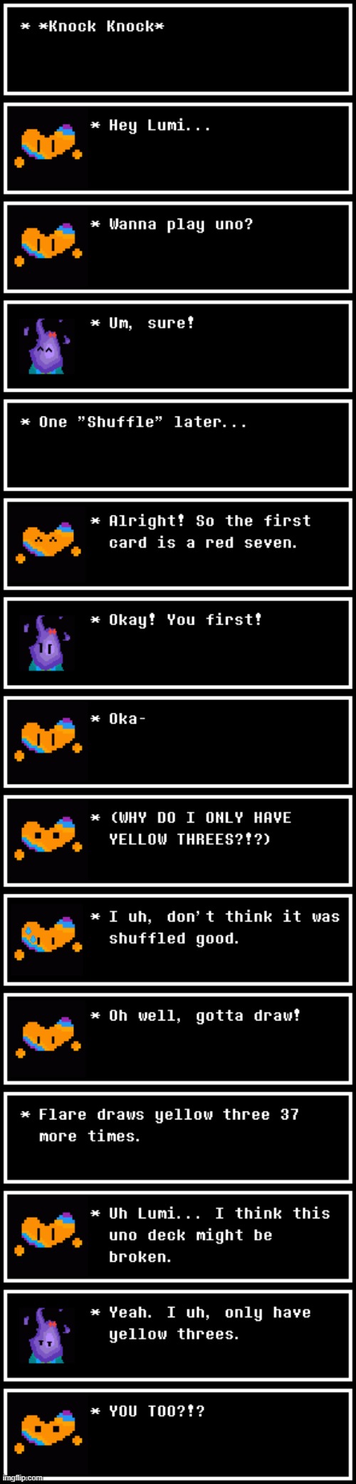 A game of uno. | made w/ Imgflip meme maker