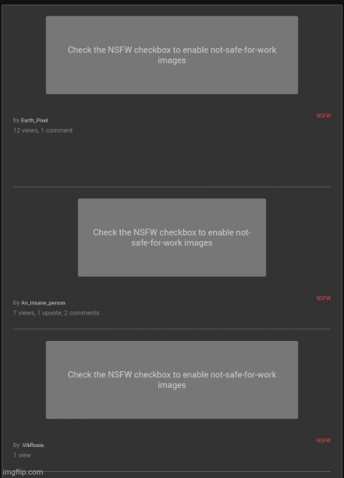 tf is happening here we have 4 nsfw (3 here) in a row | image tagged in nsfw | made w/ Imgflip meme maker