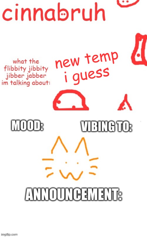 cinnabruh and honored one shared temp or something idk aaaaaaaaa | new temp i guess | image tagged in cinnabruh and honored one shared temp or something idk aaaaaaaaa | made w/ Imgflip meme maker