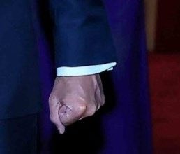 Macron fist Blank Meme Template