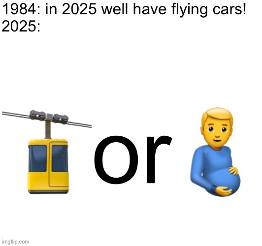 What the hell is happening to us | image tagged in tram,pregnant man,emoji,youtube | made w/ Imgflip meme maker